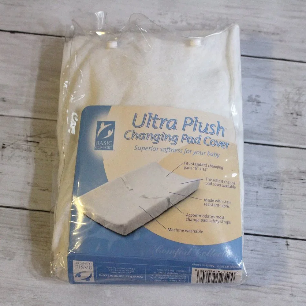 Basic Comfort Ultra Plush Baby Changing Pad Cover